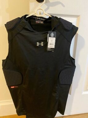 Under Armour Black Sleeveless Padded Training Top